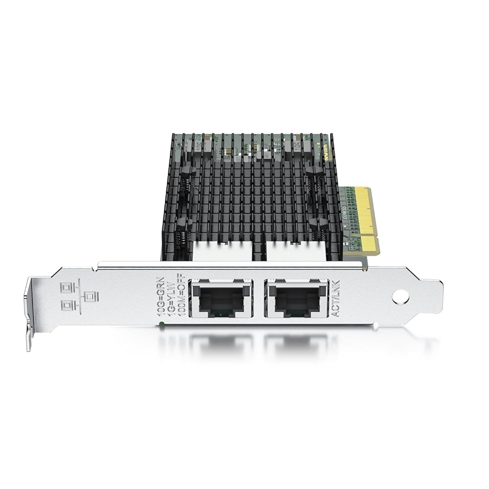 10Gtek Dual 10GbE Converged Network Adapter with PCI Express 2.1